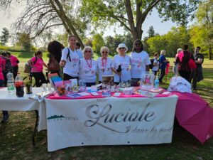 Marche nordique à l'heure d'octobre rose @ Ile de loisirs Cergy-Pontoise