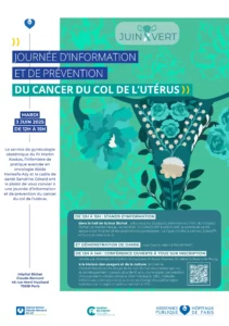 affiche juin vert hôpital Bichat