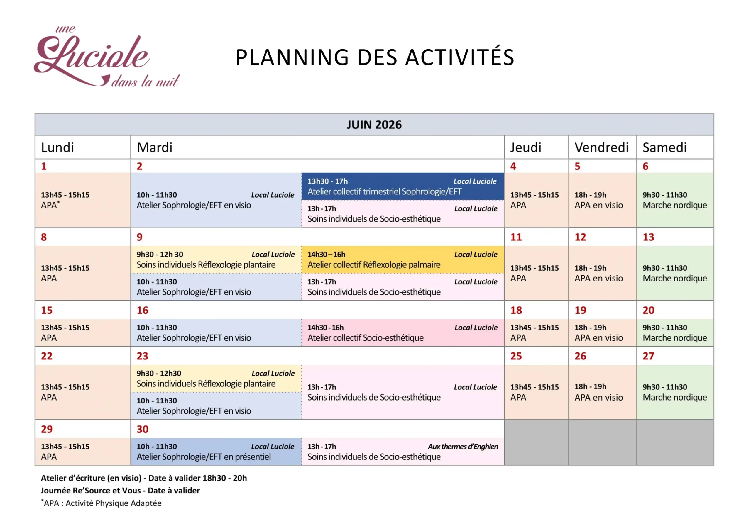 planning juin 2026