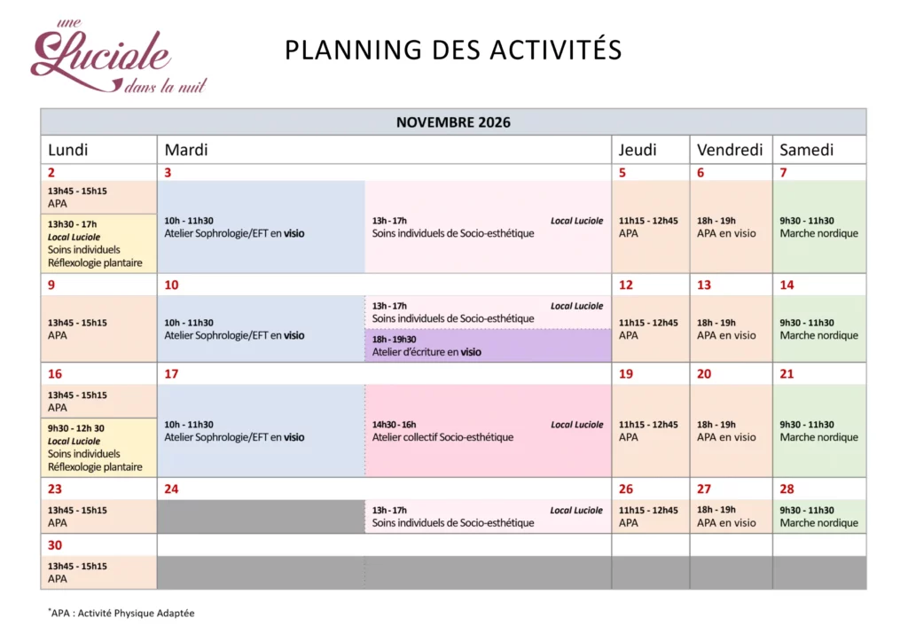planning novembre 2026