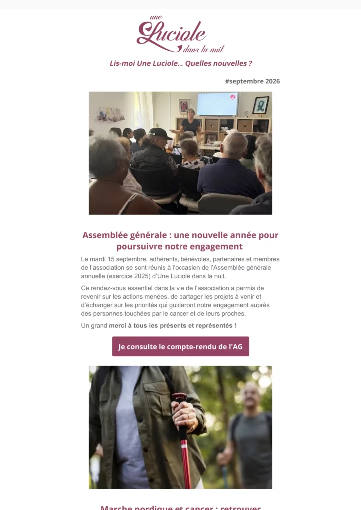newsletter septembre 2026